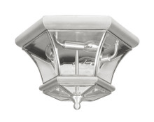 Monterey/Georgetown 3 Light Brushed Nickel Outdoor Ceiling Mount (7053-91)