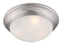 Omega 3 Light Brushed Nickel Ceiling Mount (7304-91)