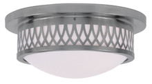 Westfield 2 Light Brushed Nickel Ceiling Mount (7352-91)