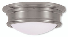 Astor 2 Light Brushed Nickel Ceiling Mount (7342-91)