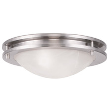 Ariel 2 Light Brushed Nickel Ceiling Mount (7057-91)