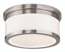 Stafford 2 Light Brushed Nickel Ceiling Mount (65502-91)