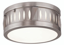 Vista 2 Light Brushed Nickel Ceiling Mount (65506-91)