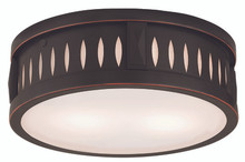 Vista 2 Light Olde Bronze Ceiling Mount (65507-67)
