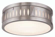 Vista 2 Light Brushed Nickel Ceiling Mount (65507-91)