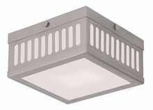 Prentice 2 Light Brushed Nickel Ceiling Mount (73162-91)