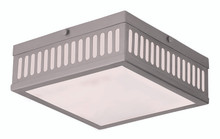 Prentice 3 Light Brushed Nickel Ceiling Mount (73163-91)