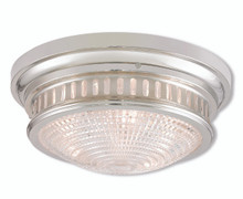 Berwick 3 Light Polished Nickel Ceiling Mount (73053-35)