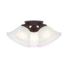 Wynnewood 3 Light Bronze Flush Mount (40727-07)