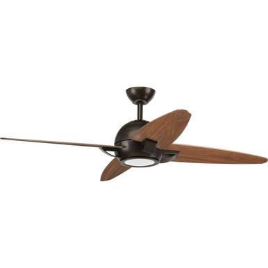 Soar 54" 4-Blade 1 Light LED Fan in Antique Bronze (P2542-2030K)