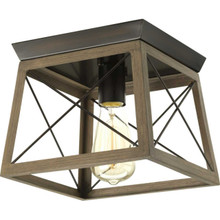Briarwood Collection One-Light 9-1/2" Flush Mount (P350022-020)