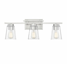 Calhoun 3-Light Bathroom Vanity Light in Satin Nickel (8-1020-3-SN)