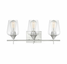 Octave 3-Light Bathroom Vanity Light in Satin Nickel (8-4030-3-SN)