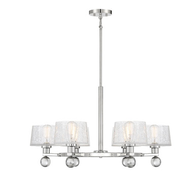 Hanover 6 Light Polished Nickel Chandelier (1-6302-6-109)