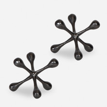 Harlan Black Nickel Objects, S/2 (17690)