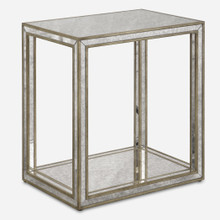 Julie Mirrored End Table (24858)