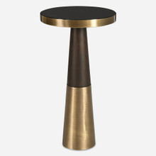 Fortier Black Accent Table (24982)