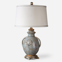 Cancello Blue Glaze Lamp (26483)