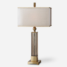 Caecilia Amber Glass Table Lamp (26583-1)