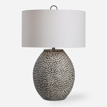 Cyprien Gray White Table Lamp (28448-1)