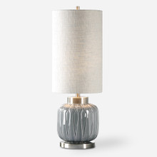 Zahlia Aged Gray Ceramic Lamp (29559-1)