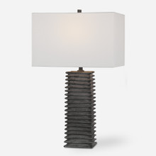 Sanderson Metallic Charcoal Table Lamp (29737)