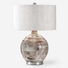 Tamula Distressed Ivory Table Lamp (27656-1)