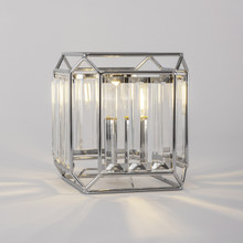 Genesis 1 Light Table Lamp In Chrome (493-CH)
