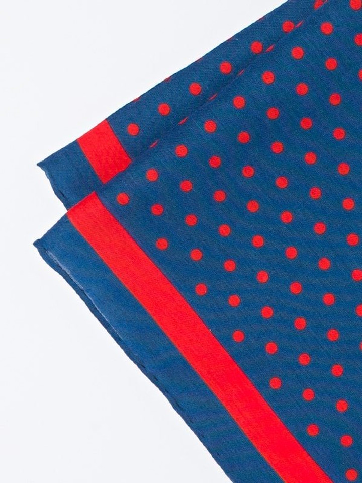 Navy/red
