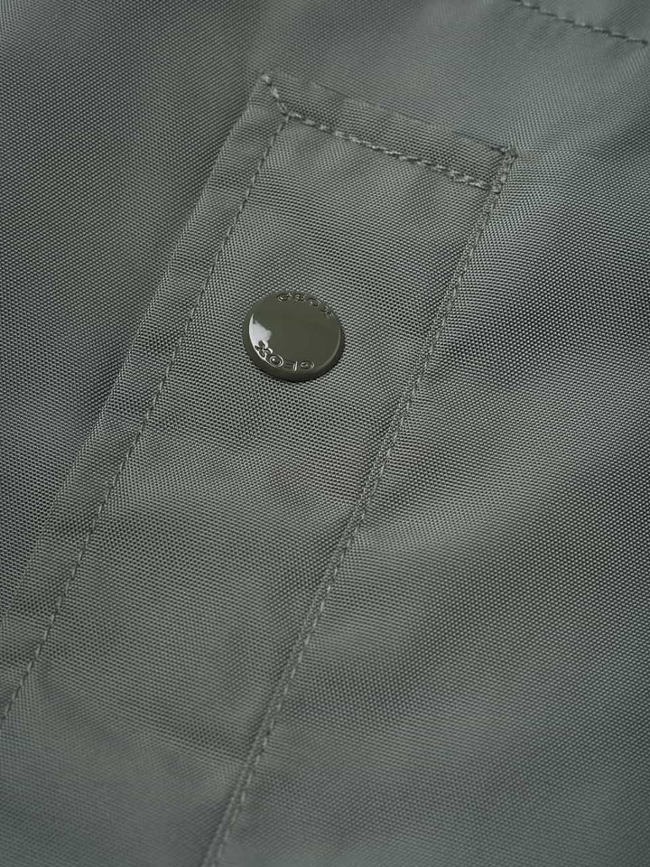 Men's Green Geox Waterproof Coat Pocket