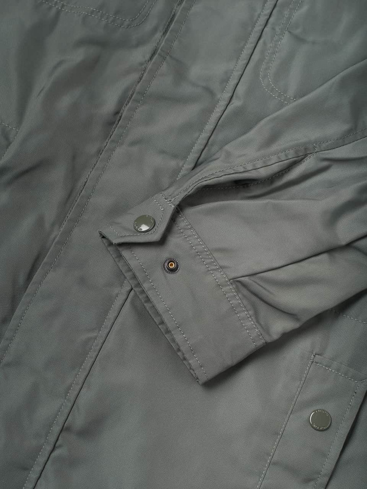 Men's Green Geox Waterproof Coat Cuff
