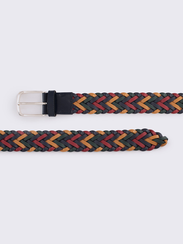 Cadiz Braided Leather Belt Buckle