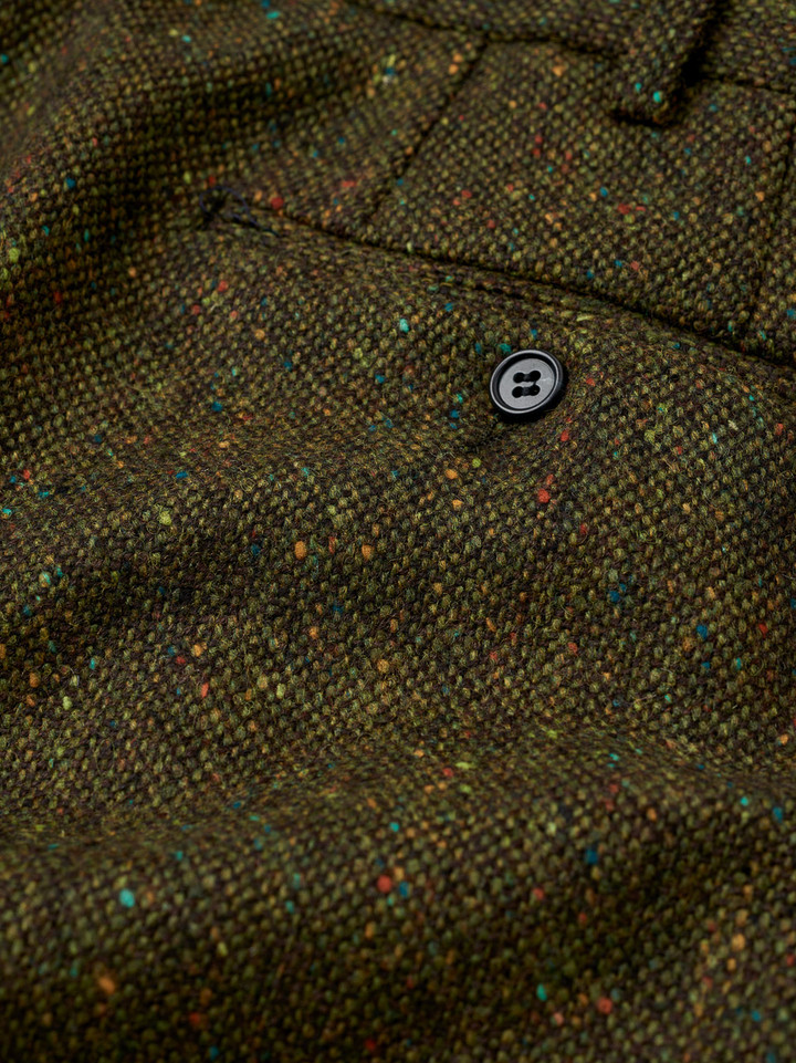 Men's Green Donegal Tweed Pants
