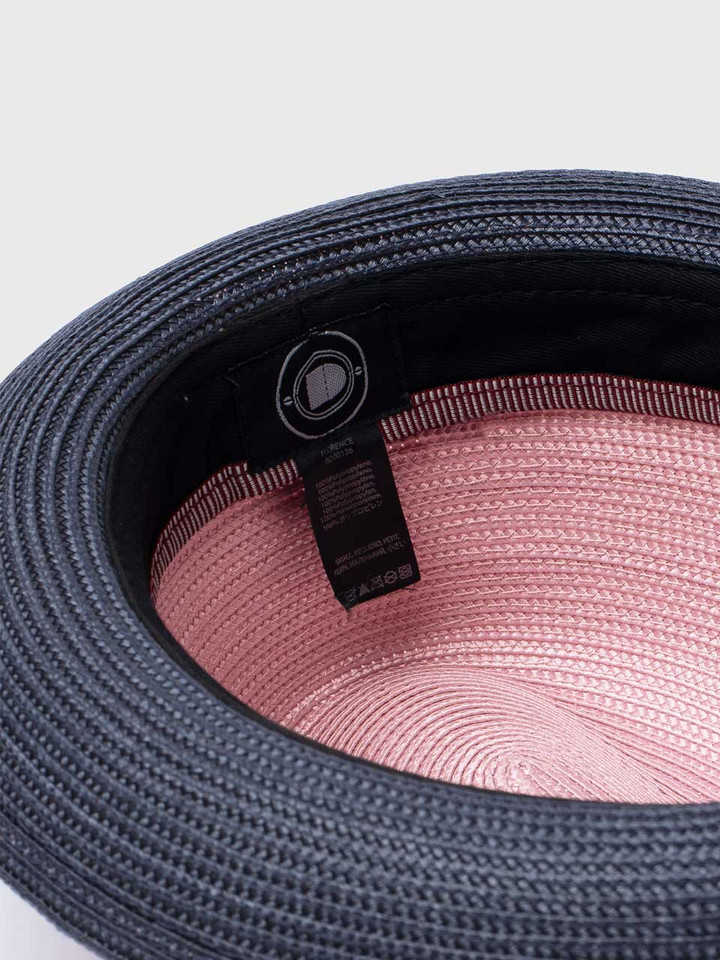 Men's Pink Snap Brim Summer Trilby
