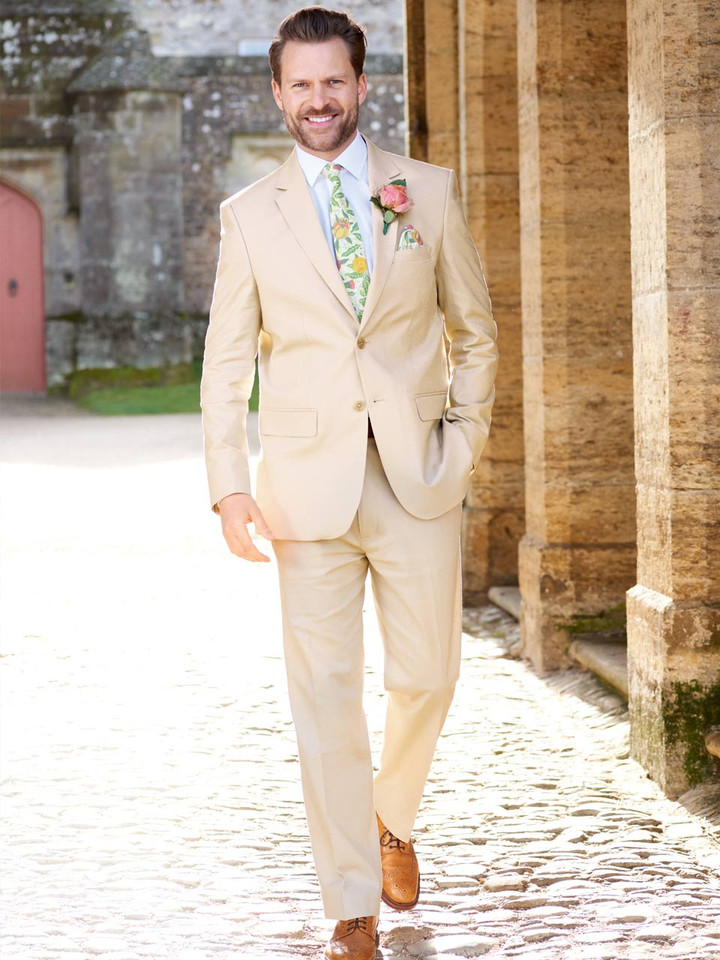 Stone Linen and Chino Suit
