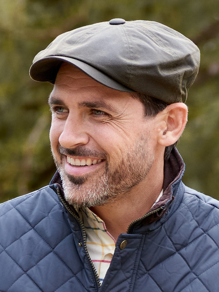 Waxed Bakerboy Cap Model