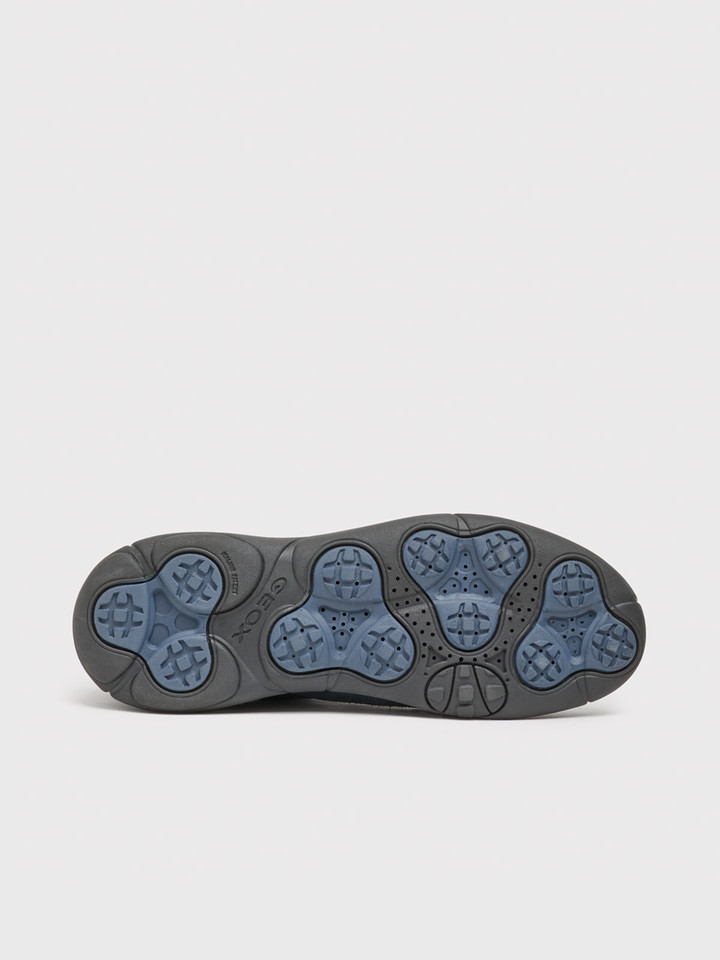 Fastfit Slip on Suede Trainer Navy Sole