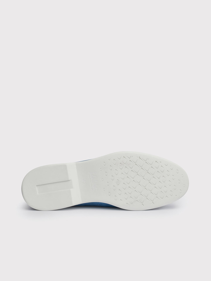Blue Suede Loafer Sole