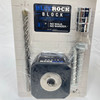 BLUEROCK® BLOCK 3.5" Diamond Core Drill Start Guide Kit – Concrete Centering Template with SDS Drill Bit & Reusable Anchors