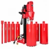 BLUEROCK 8Z1 Concrete Core Drill w/ Stand & 1"- 8" Diamond wet Coring Bit Set - PACKAGE DEAL