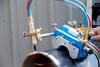 REFURBISHED BLUEROCK CG-211C Motorized Magnetic Pipe Cutting Beveling Machine Gas Torch Burner Cutter