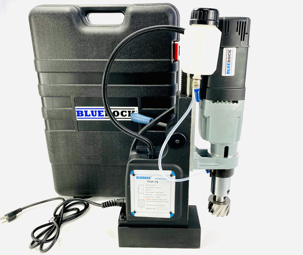 BLUEROCK Model TYP75 Drill Press 2Speed Reversible Heavy