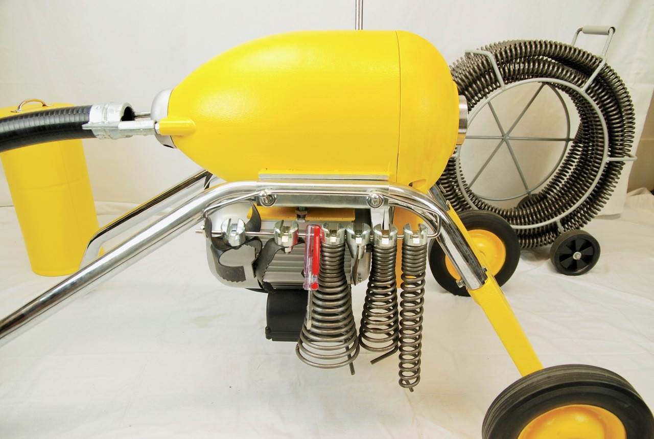 BLUEROCK SDS200 2" 8" Sectional Pipe Drain Cleaning Machine 1.5HP 60