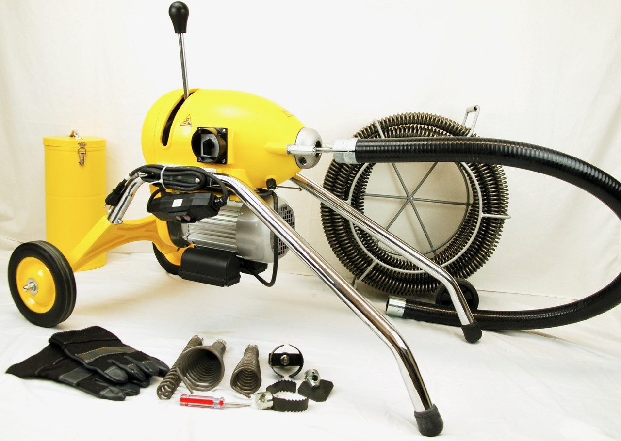 BLUEROCK SDS200 2" 8" Sectional Pipe Drain Cleaning Machine 1.5HP 60