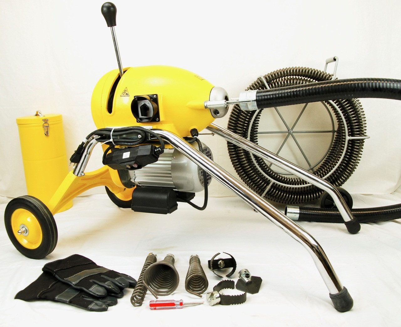 BLUEROCK SDS200 2" 8" Sectional Pipe Drain Cleaning Machine 1.5HP 60