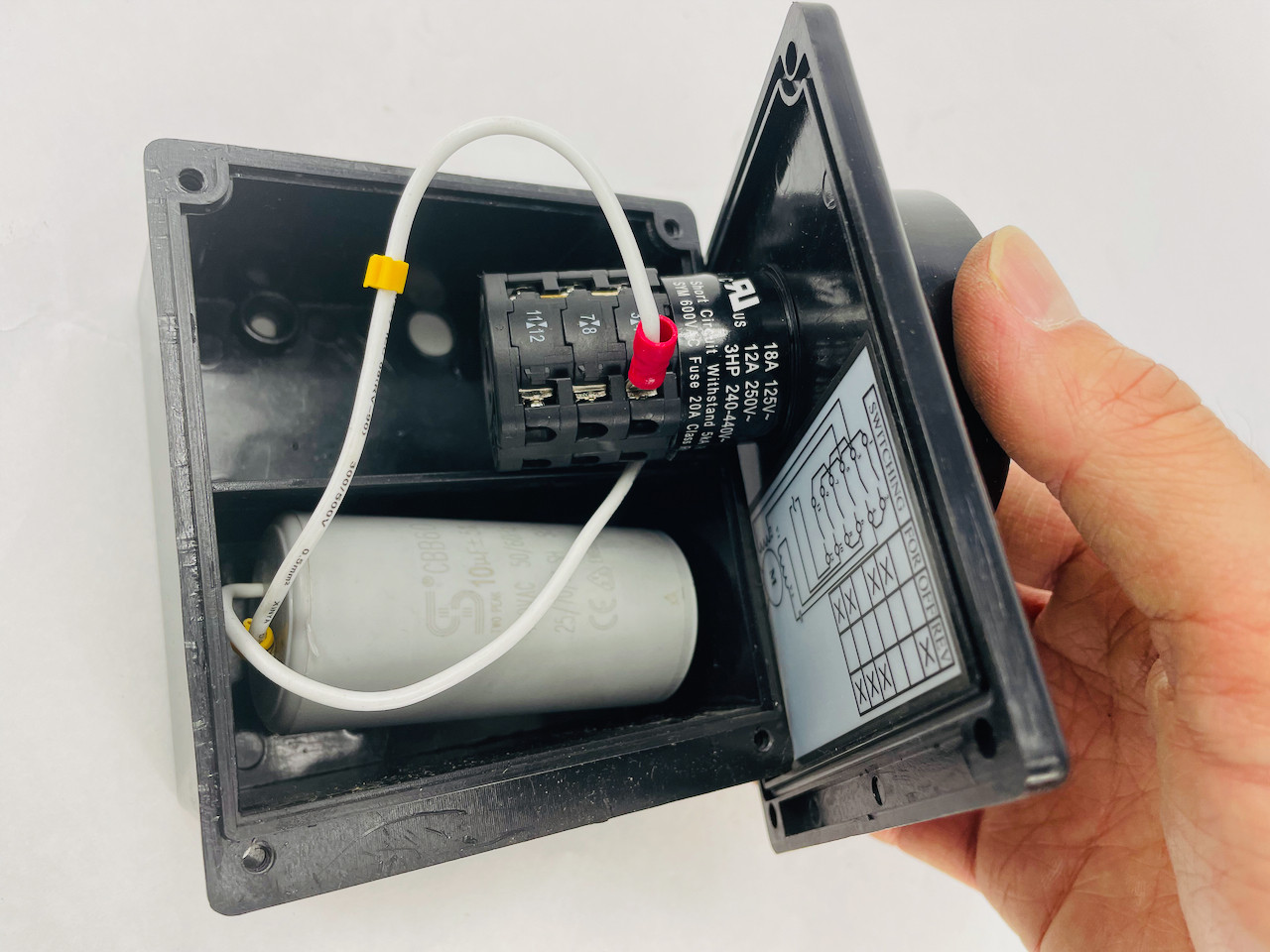 BLUEROCK On/Off Switch and Box for Model S75 Sectional Pipe Drain ...