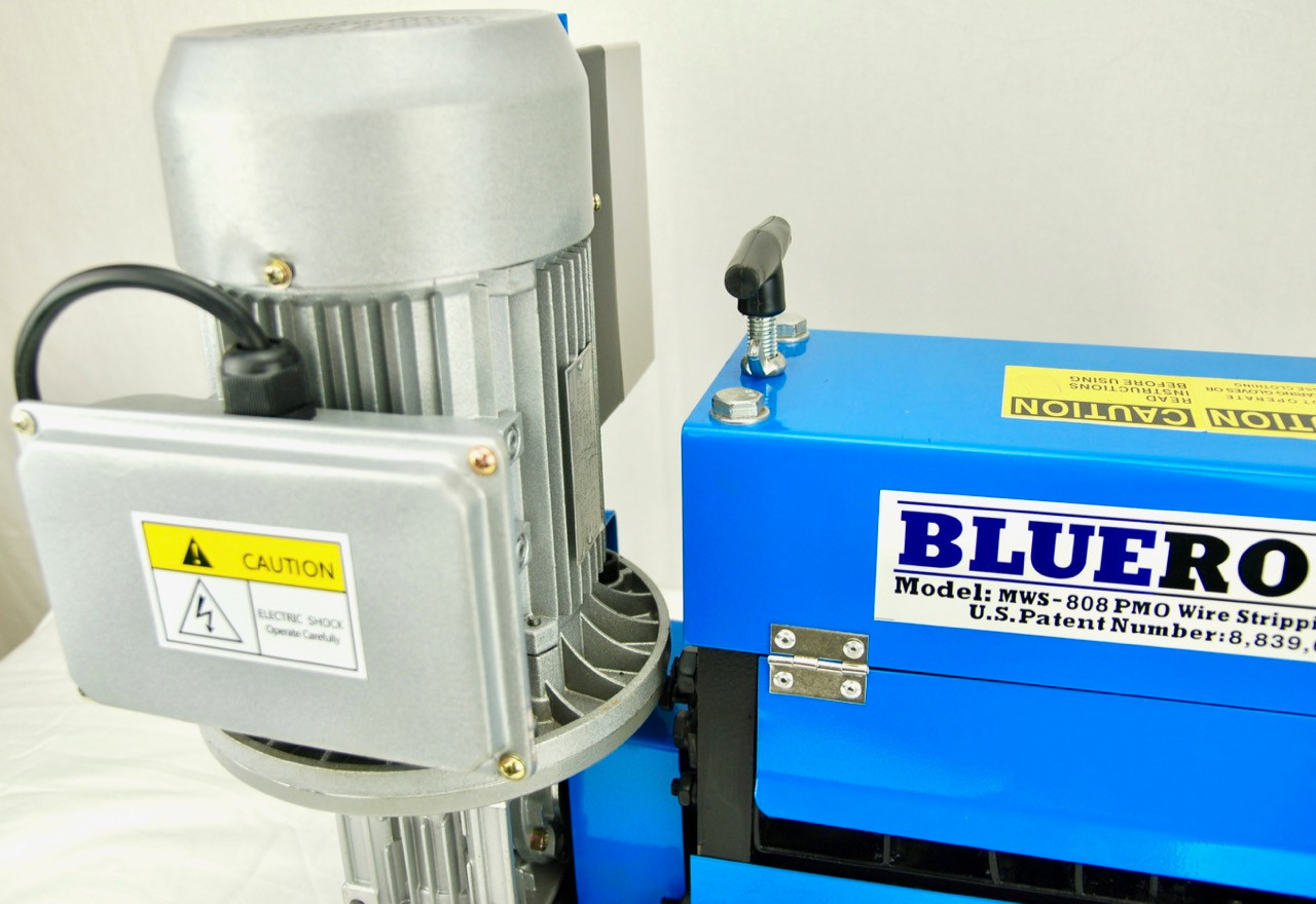 BLUEROCK MWS808PMO Motorized Copper Wire Stripping Machine BLUEROCK