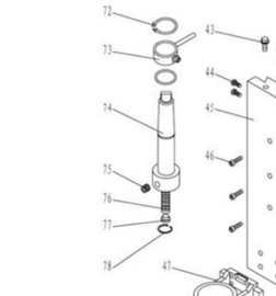 Replacement #74 3/4" Weldon Shank Tool Holder for BRM60-A-B Replacement #74 3/4" Weldon Shank Tool Holder for BRM60-A-B