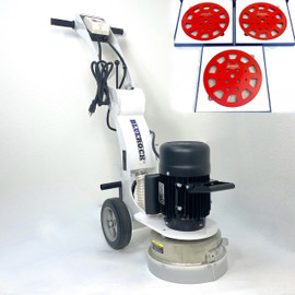 10FG Package Deal 10" 250mm Floor Grinder & 3 Diamond Wheels Concrete Masonry Stone 1730RPM 1.5HP Electric Portable Machine 10FG Package Deal 10" 250mm Floor Grinder & 3 Diamond Wheels Concrete Masonry Stone 1730RPM 1.5HP Electric Portable Machine