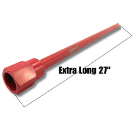 BLUEROCK 1" x 27” Extra Long Diamond Wet Core Bit for Concrete Core Drills
